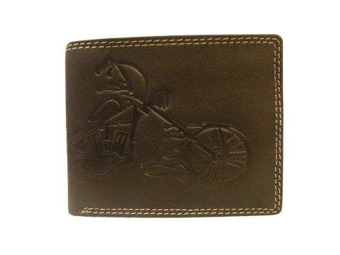 Embossed Motorcycle Wallet